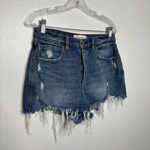 Abercrombie & Fitch‎ Shorts Womens 30/10 Ultra High Rise Mom Short - Picture 3 of 7